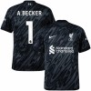 Maillot de Gardien Liverpool A. Becker 1 2024-25 Noire Pour Homme